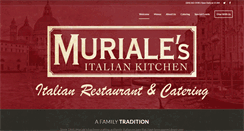 Desktop Screenshot of murialesrestaurant.com